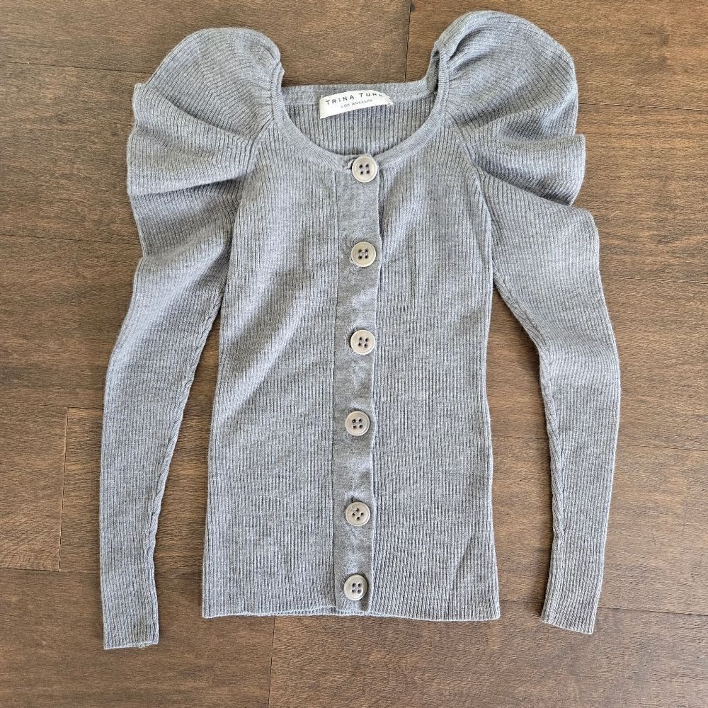 Trina Turk Wool Cardigan Sweater size S